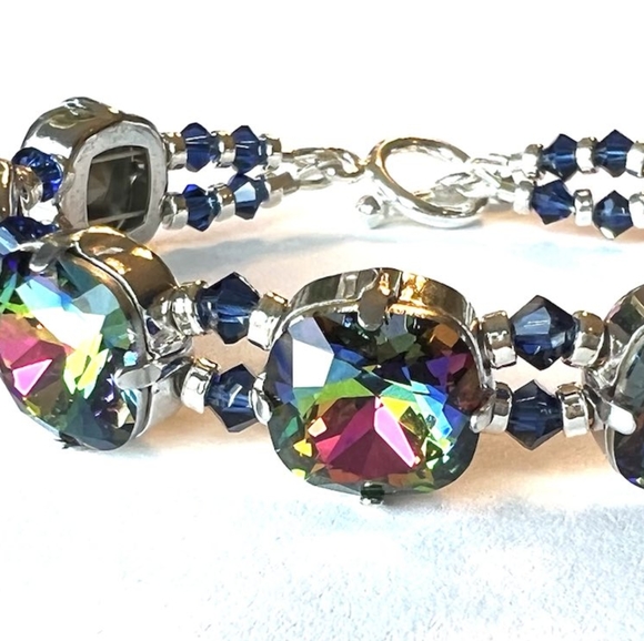 Swarovski Crystal multi-colored bracelet - Picture 1 of 7